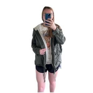 Olive Green Jacket, Size Small, Active USA